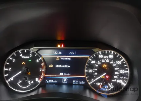 2022 Nissan Altima Sr Fwd из США, поврежденный, VIN 1N4BL4CV2NN336165